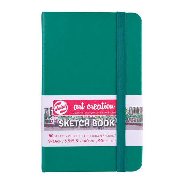 Talens Art Creation Sketch Book 9x14 cm Forest Green Eskiz Defteri 80 Yaprak 140 g