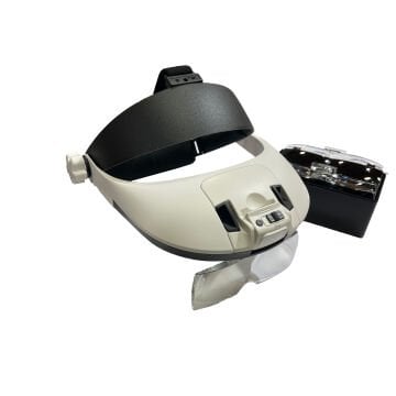 Vera Sanat Şarjlı 8 Ledli 5 Mercekli Kafa Sabitleme Lastikli Kafa Büyüteci MG81000NC1