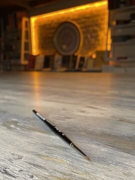 Da Vinci 36 Serisi Fırça No:0 Kolinsky Kızıl Samur Kılı Yuvarlak Sulu Boya Fırçası