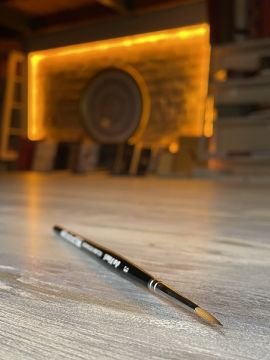 Da Vinci 36 Serisi Fırça No:3 Kolinsky Kızıl Samur Kılı Yuvarlak Sulu Boya Fırçası