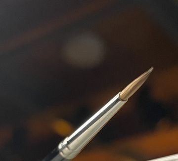 Da Vinci 36 Serisi Fırça No:3 Kolinsky Kızıl Samur Kılı Yuvarlak Sulu Boya Fırçası