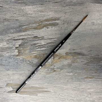 Da Vinci 36 Serisi Fırça No:4 Kolinsky Kızıl Samur Kılı Yuvarlak Sulu Boya Fırçası