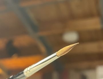 Da Vinci 36 Serisi Fırça No:4 Kolinsky Kızıl Samur Kılı Yuvarlak Sulu Boya Fırçası