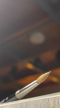 Da Vinci 36 Serisi Fırça No:5 Kolinsky Kızıl Samur Kılı Yuvarlak Sulu Boya Fırçası