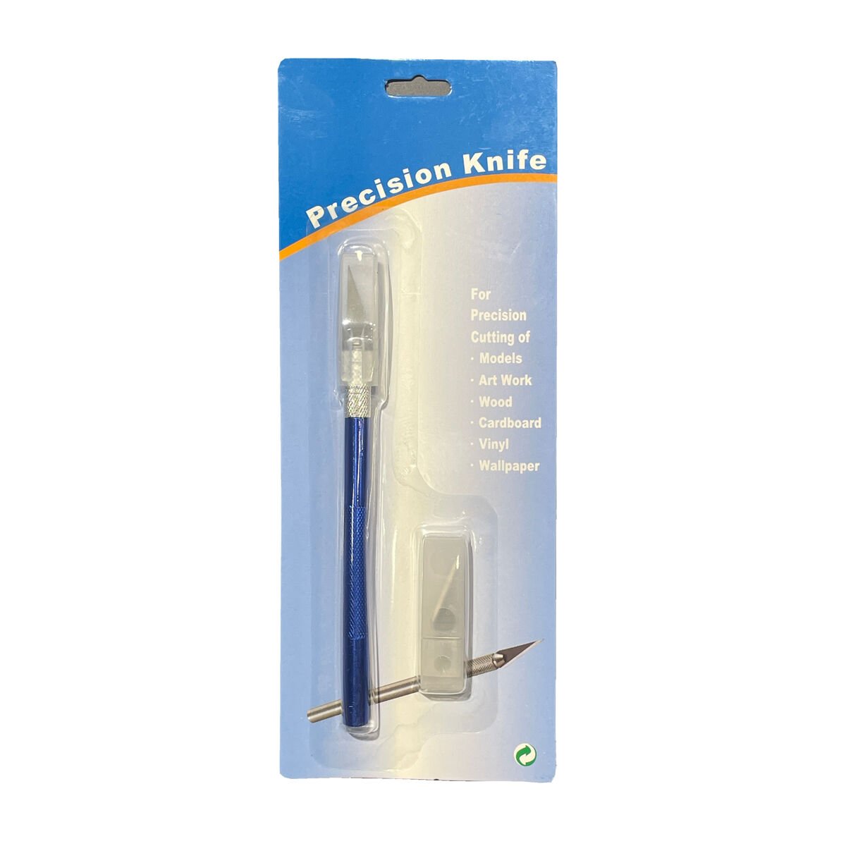 Vera Sanat Precision Knife Mavi Metal Saplı Kretuar Bıçağı 5'Li Yedekli