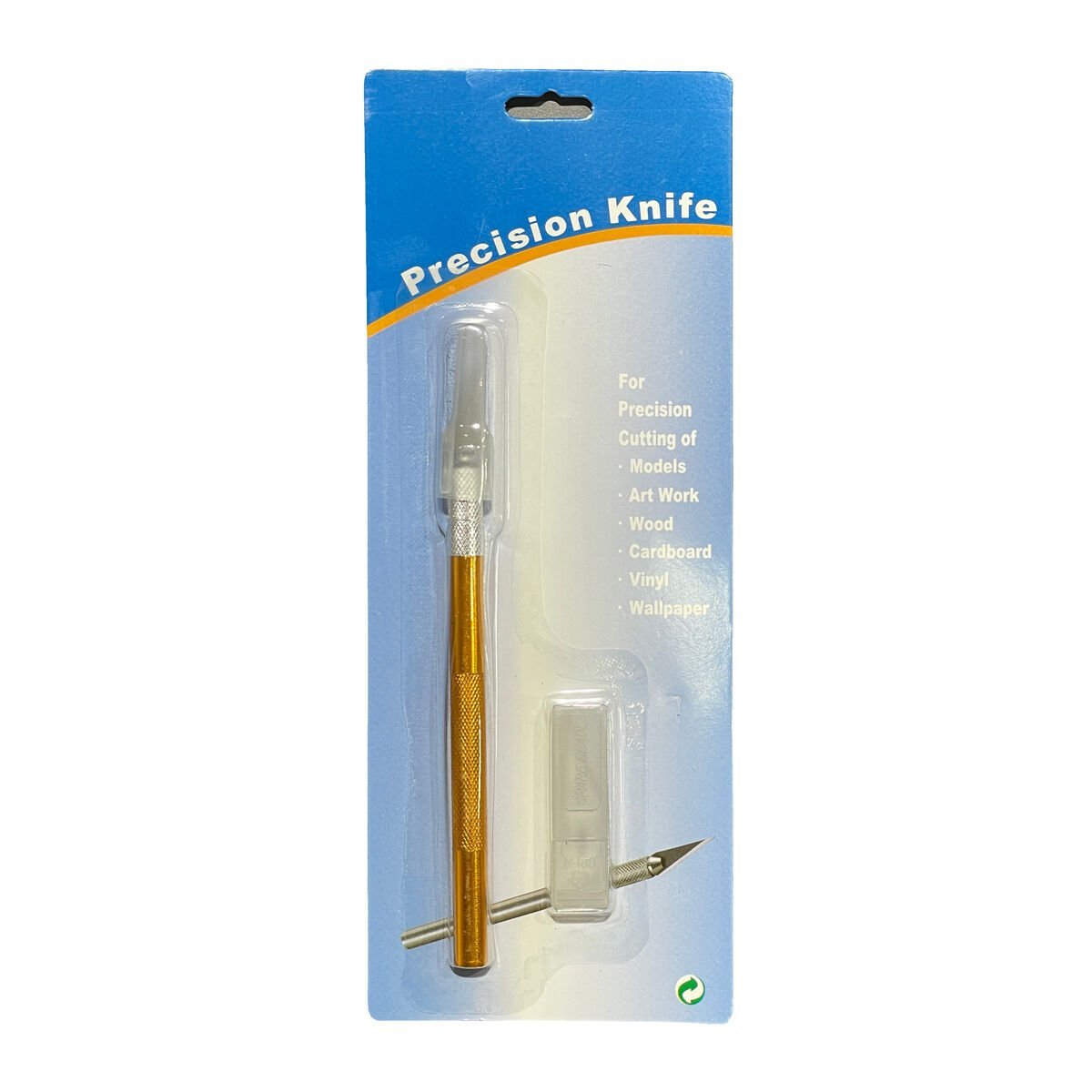 Vera Sanat Precision Knife Turuncu Metal Saplı Kretuar Bıçağı 5'Li Yedekli