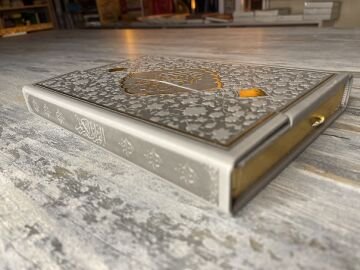 Hamit Aytaç Kuran 1456 Suni Deri Küçük Boy Gri