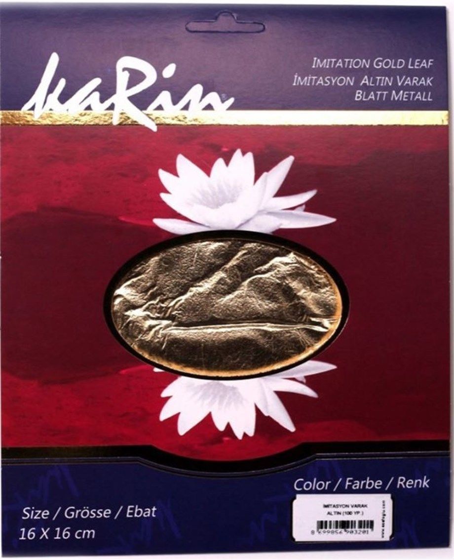 Karin İmitasyon Altın Varak 16x16 cm 100 Yaprak
