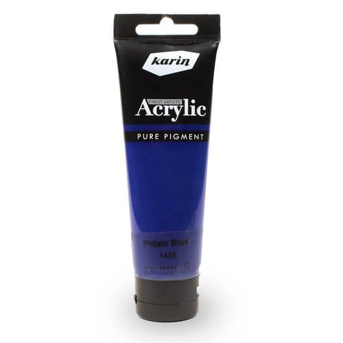 karin artist akrilik boya 120 ml 1439 phatola blue