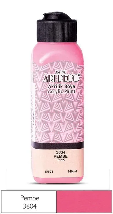 Artdeco Akrilik Boya 140 ml Pembe 3604