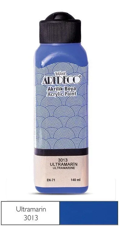 Artdeco Akrilik Boya 140 ml Ultramarin 3013