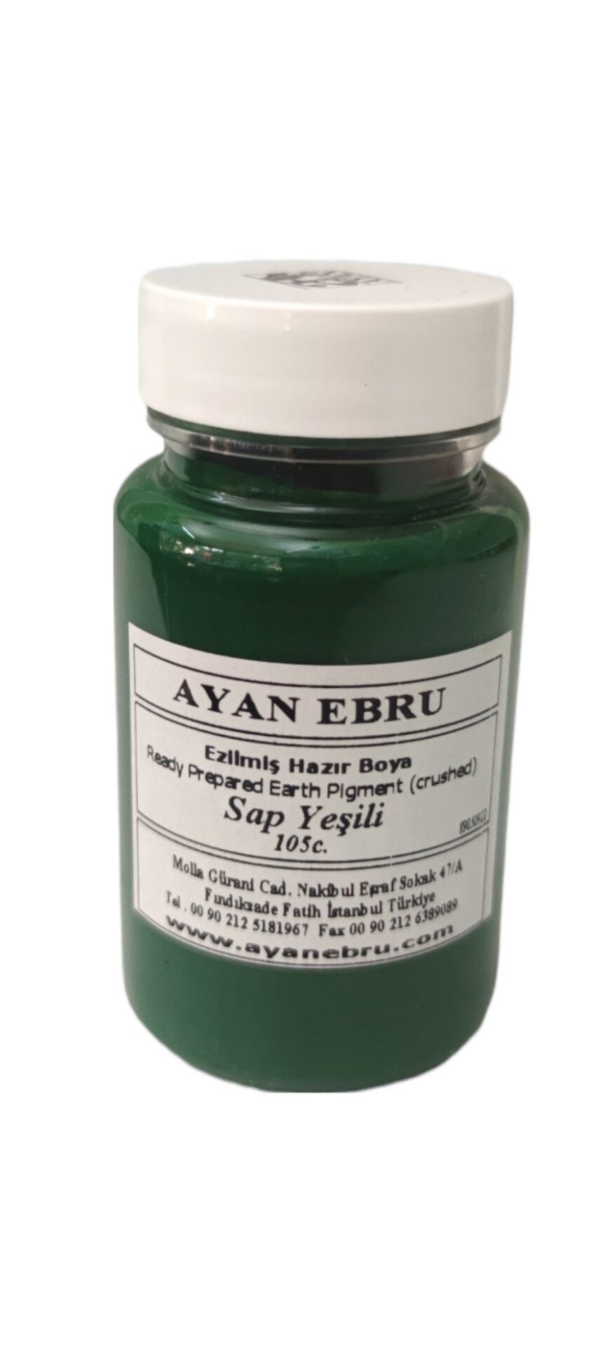 Ayan Ebru Ezilmiş Hazır Boya 105 cc Sap Yeşili