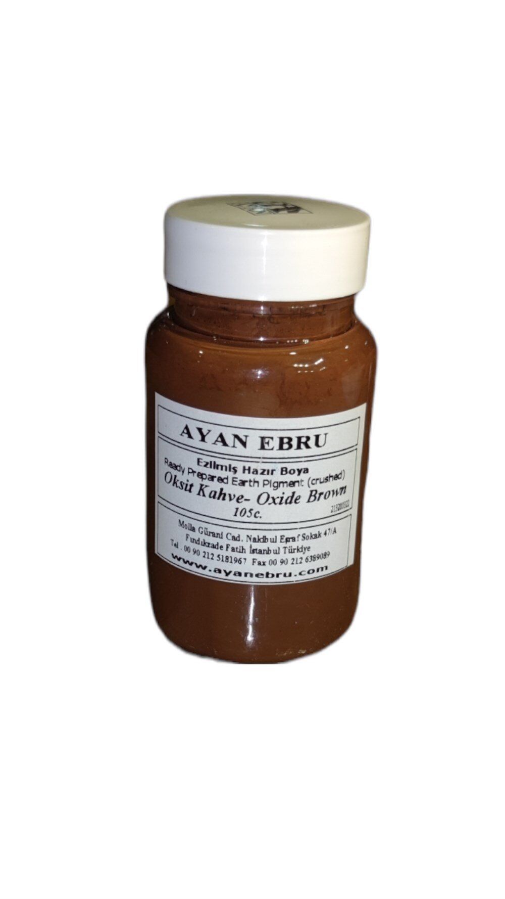 Ayan Ebru Ezilmiş Hazır Boya 105 cc Oksit Kahve