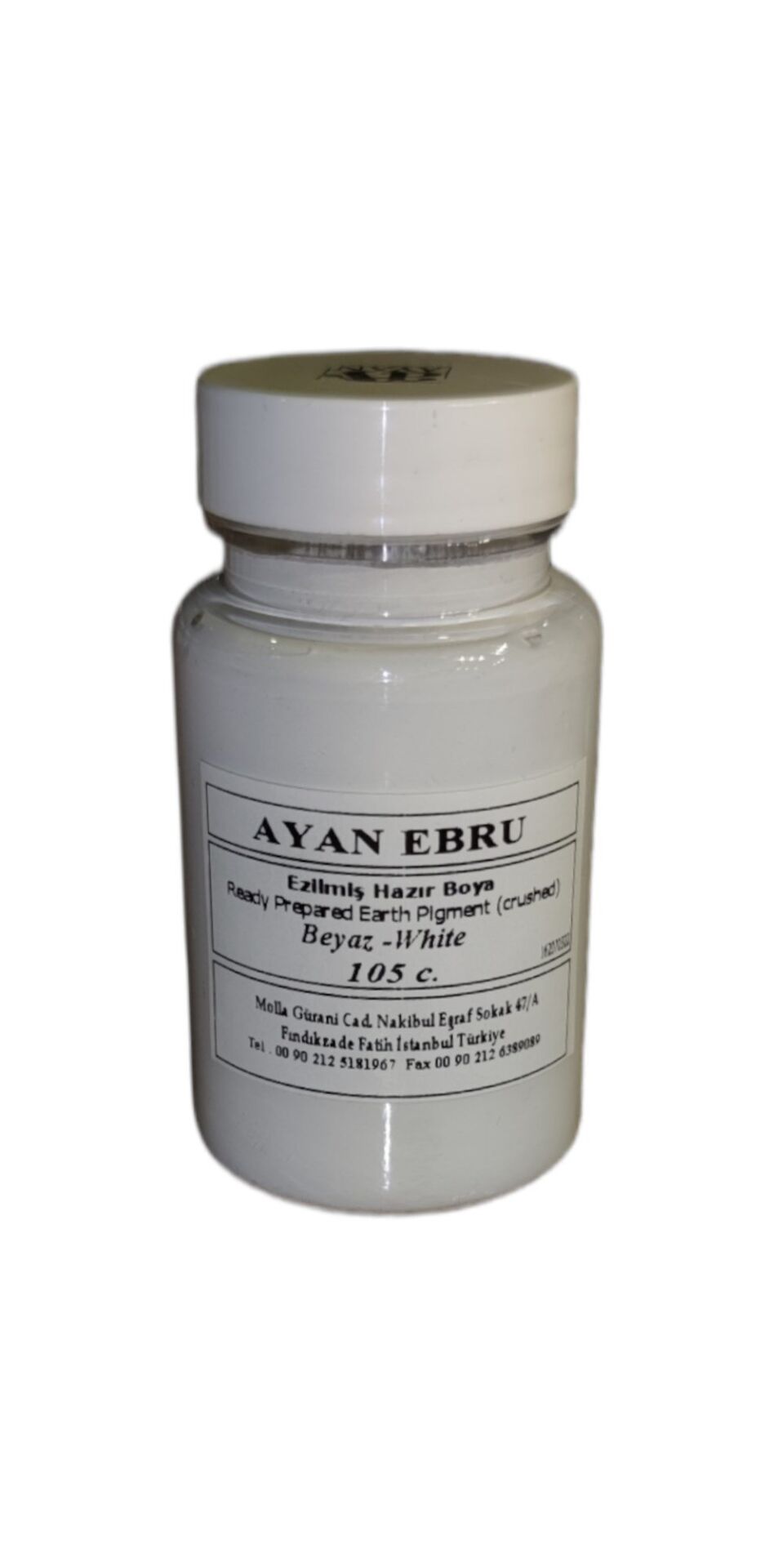 Ayan Ebru Ezilmiş Hazır Boya 105 cc Beyaz
