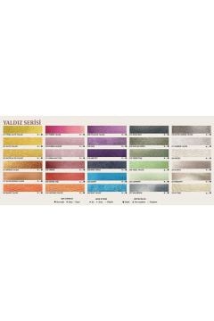 ŞemseArt No: 204 Sedef Yaldız Yarım Tava Sulu Boya