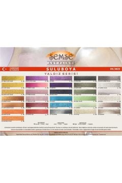 ŞemseArt No: 213F Yeşil Altın Yaldız Tam Tava Sulu Boya