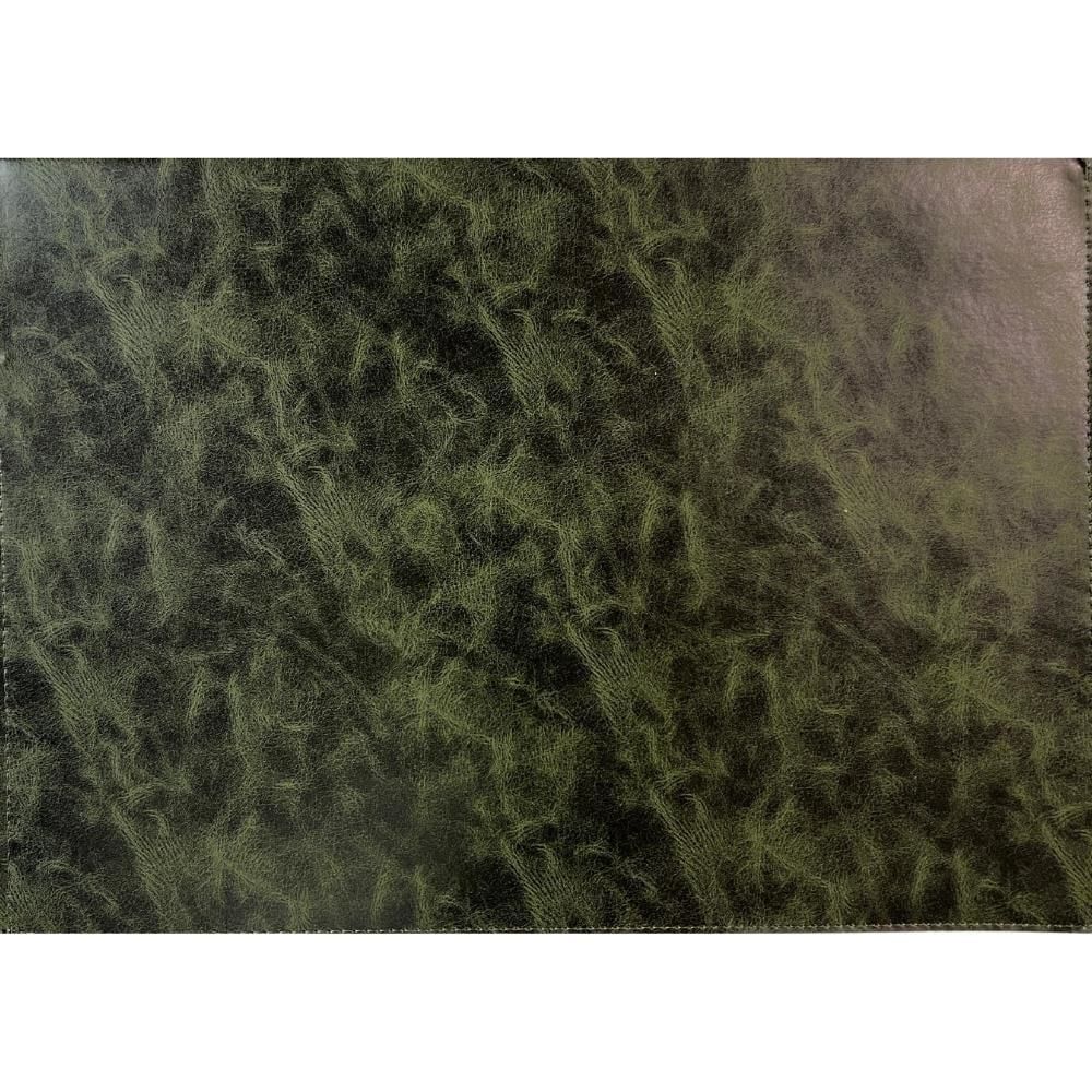 Yazı Altlığı Suni Deri Hazneli Haki Yeşil