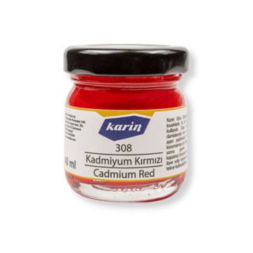 Karin Ebru Boyası 40 ml 308 kadmiyum kırmızı