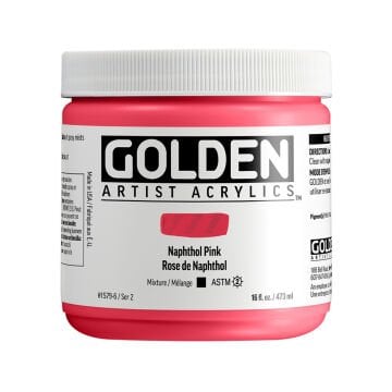 Golden Akrilik HB NAPHTHOL PINK 473ML