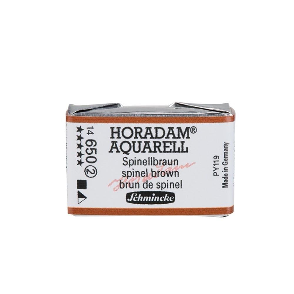 Schmincke Horadam Aquarell Artistik Sulu Boya Tam Tablet Seri 2 650 spinel brown