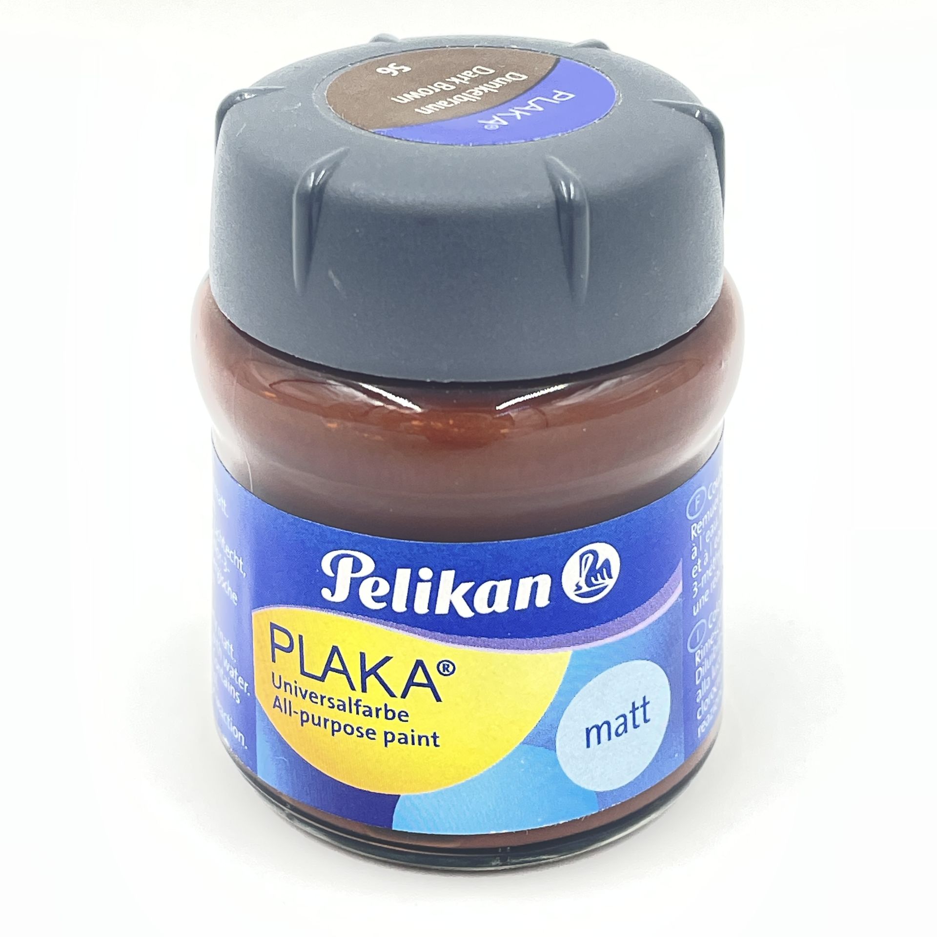 Pelikan 56 DARK BROWN Plaka Akrilik Boya Matt 50 ml