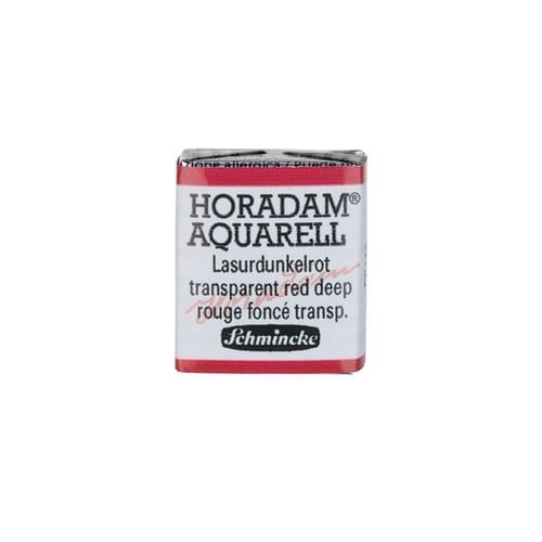 Schmincke Horadam Aquarell Artistik Sulu Boya Yarım Tablet Seri 1 355 transparent red deep