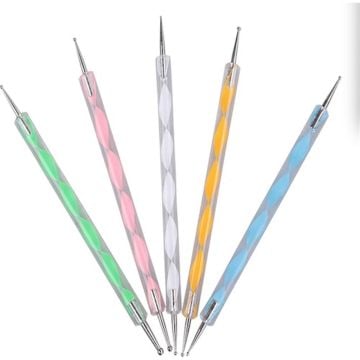 Rich Profesyonel Art Suplies İğne Perdah Seti / Folyo Kabartma Kalem Seti 5'Li