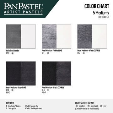 PanPastel 5 - MEDIUMS SET