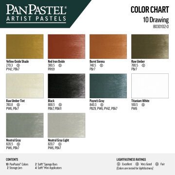 PanPastel 10 - DRAWING SET