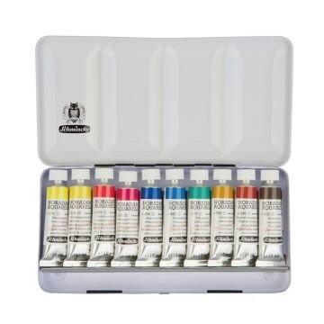 Schmincke Horadam Metal Kutu Artist Sulu Boya Seti, 10 x 15 ml 74510