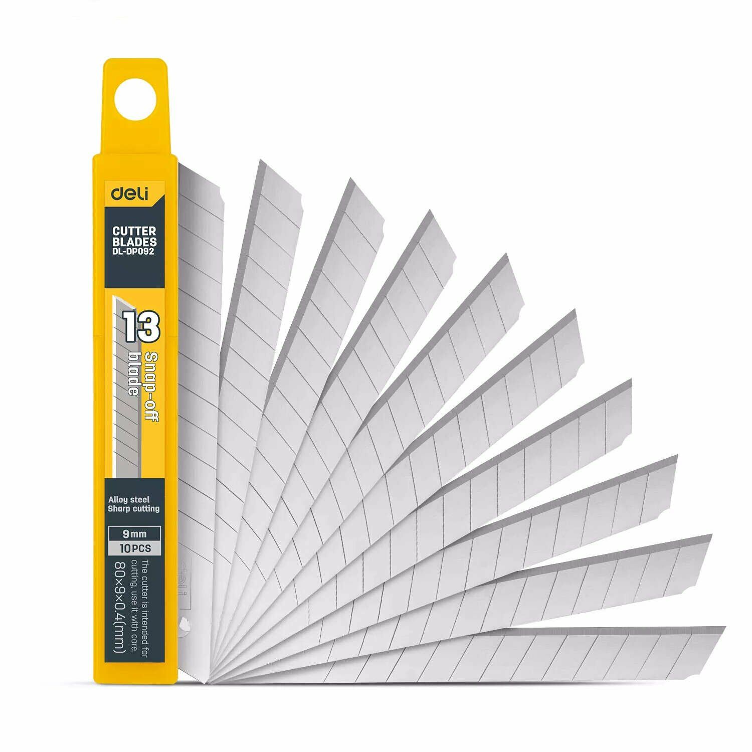 Deli Dar Maket Bıçağı Yedeği 9 mm 10'lu DL-DP092