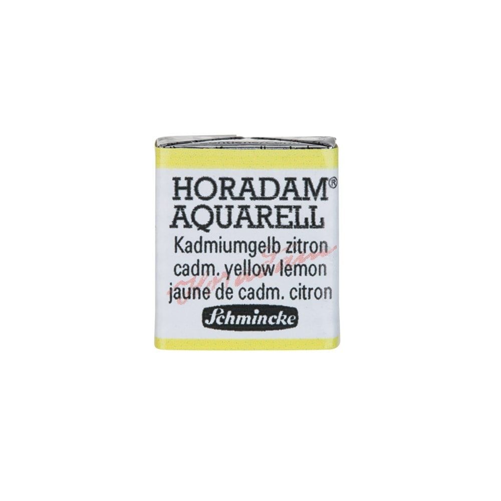 Schmincke Horadam Aquarell Artistik Sulu Boya Yarım Tablet Seri 3 223 cadmium yellow lemon