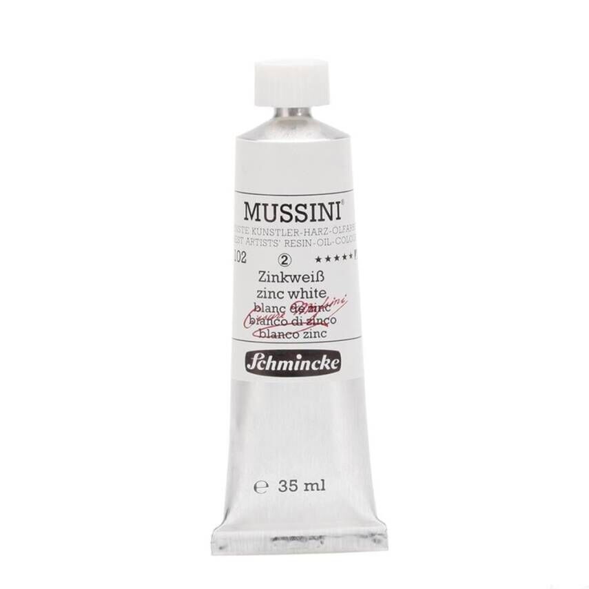 Schmincke Mussini Artist Yağlı Boya 35 ml 102 Zinc White Seri 2