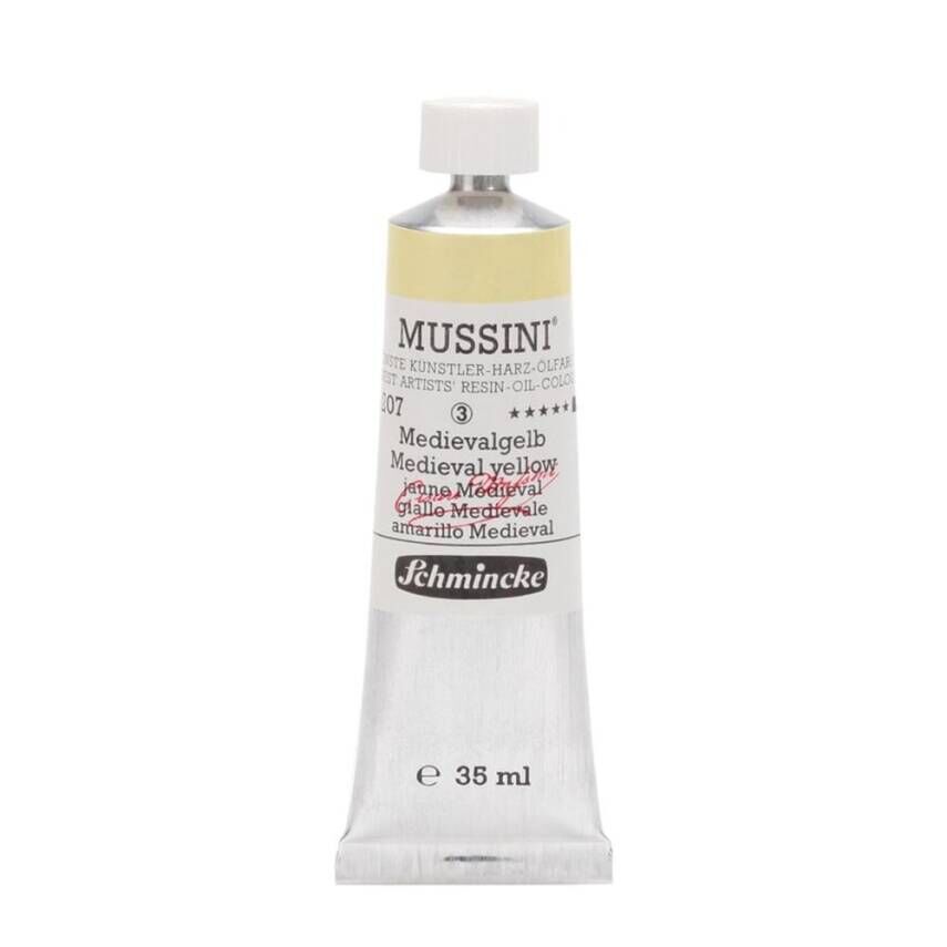 Schmincke Mussini Artist Yağlı Boya 35 ml 207 Medieval Yellow Seri 3