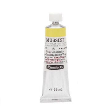 Schmincke Mussini Artist Yağlı Boya 35 ml 208 Yellowish Green Ural Seri 4