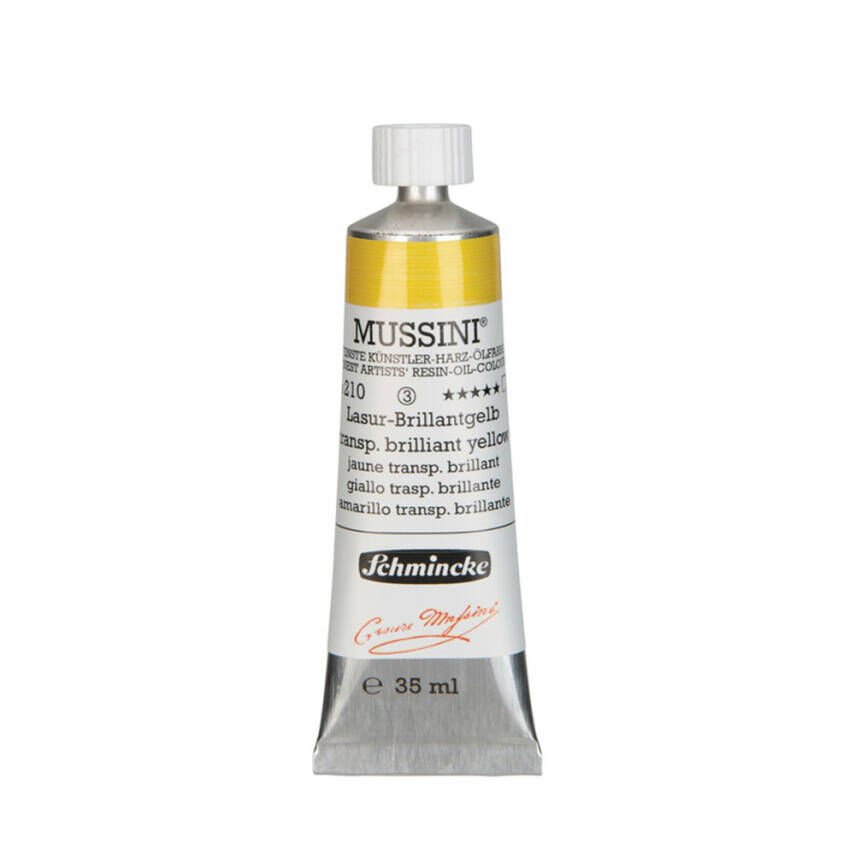Schmincke Mussini Artist Yağlı Boya 35 ml 210 Transparent Brillant Yellow Seri 3