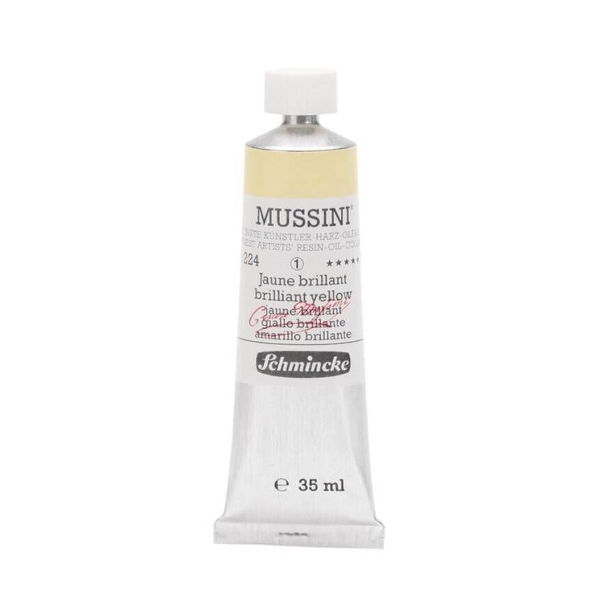 Schmincke Mussini Artist Yağlı Boya 35 ml 224 Brilliant Yellow Seri 1