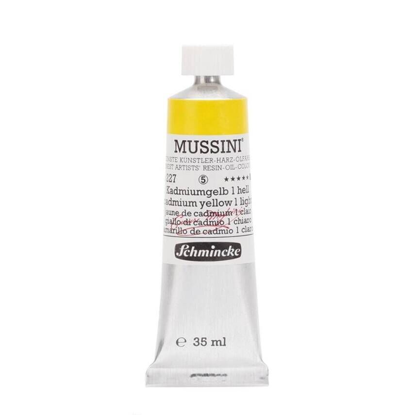 Schmincke Mussini Artist Yağlı Boya 35 ml 227 Cadmium Yellow 1 Light Seri 5