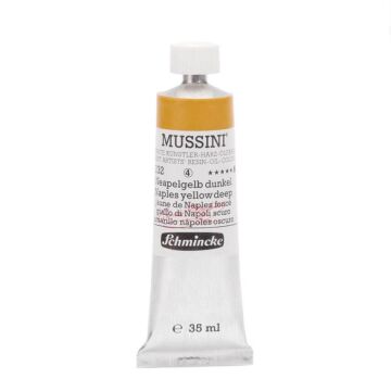 Schmincke Mussini Artist Yağlı Boya 35 ml 232 Naples Yellow Deep Seri 4