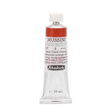 Schmincke Mussini Artist Yağlı Boya 35 ml 237 Translucent Orange Oxide Seri 3