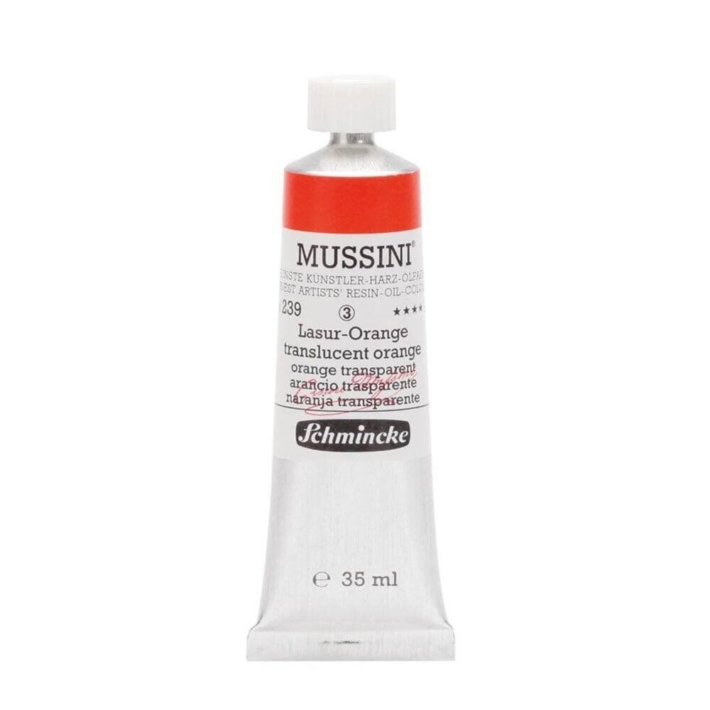 Schmincke Mussini Artist Yağlı Boya 35 ml 239 Translucent Orange Seri 3