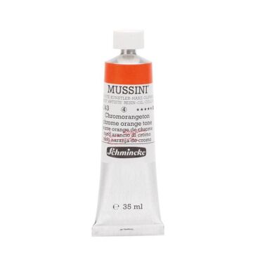 Schmincke Mussini Artist Yağlı Boya 35 ml 243 Chrome Orange Hue Seri 4
