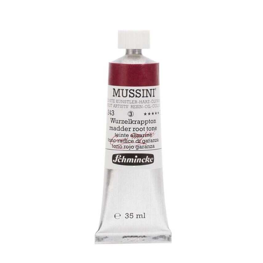 Schmincke Mussini Artist Yağlı Boya 35 ml 343 Madder Root Hue Seri 3