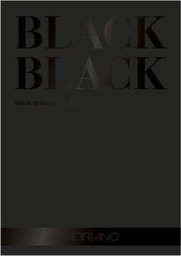 Fabriano Black Black Blok Defter A4 300 g Siyah N:F19100390