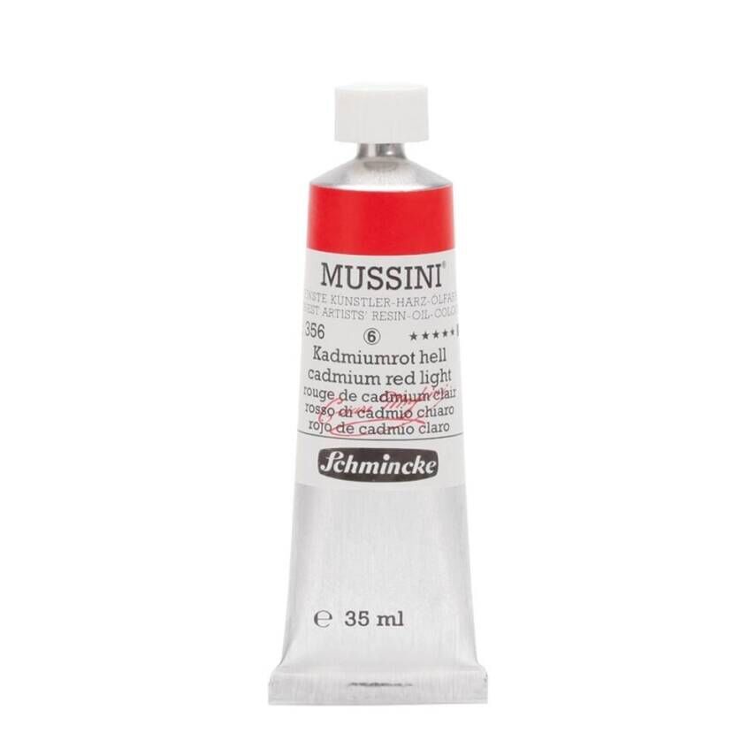 Schmincke Mussini Artist Yağlı Boya 35 ml 356 Cadmium Red Light Seri 6