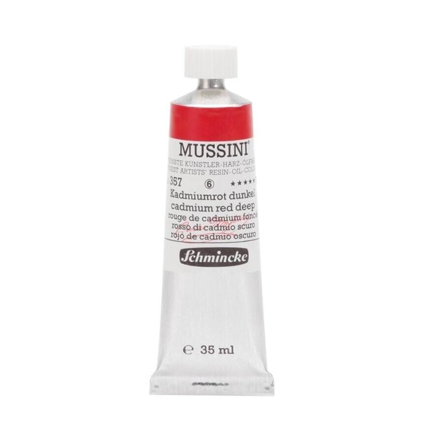 Schmincke Mussini Artist Yağlı Boya 35 ml 357 Cadmium Red Deep Seri 6