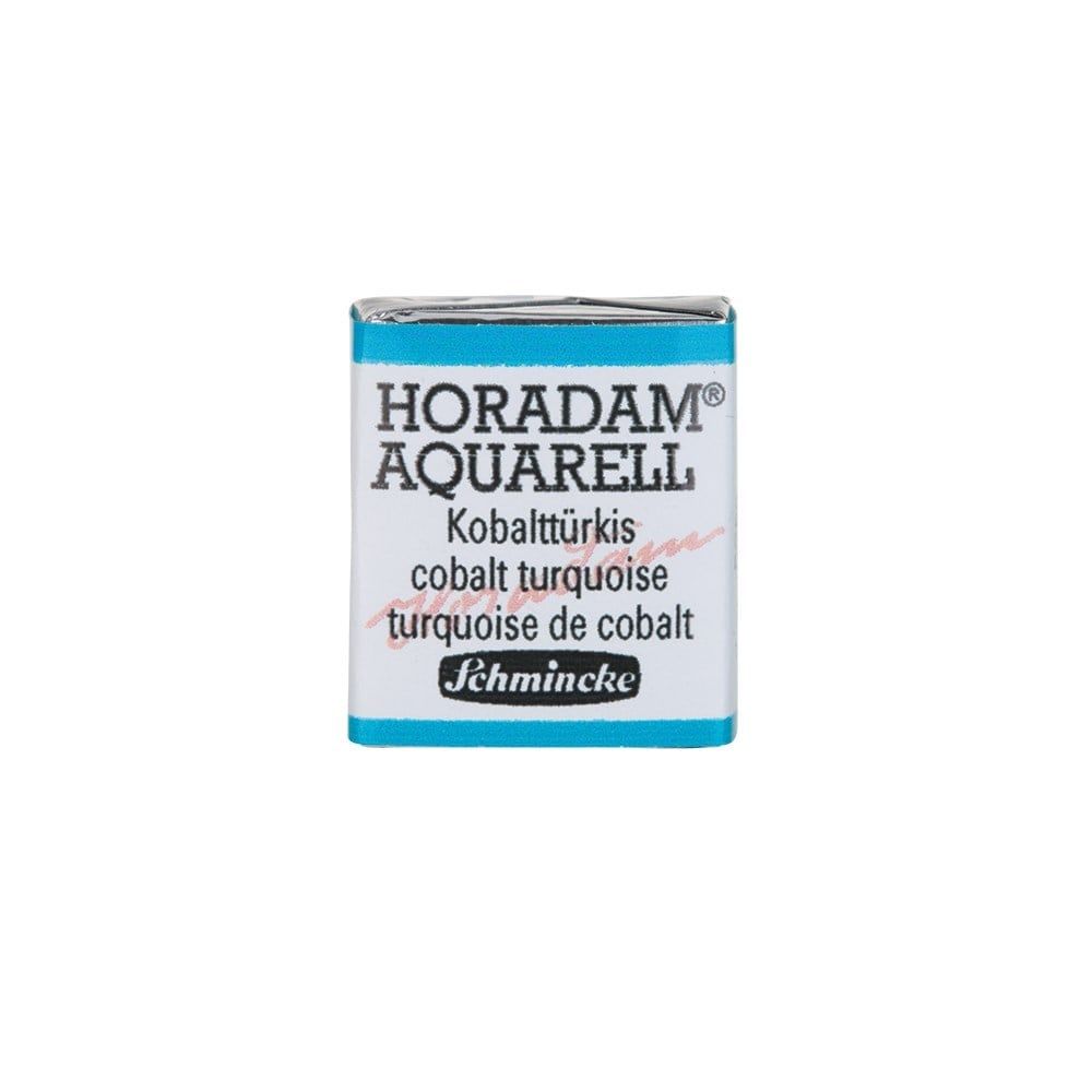 Schmincke Horadam Aquarell Artistik Sulu Boya Yarım Tablet Seri 4 509 cobalt turquoise