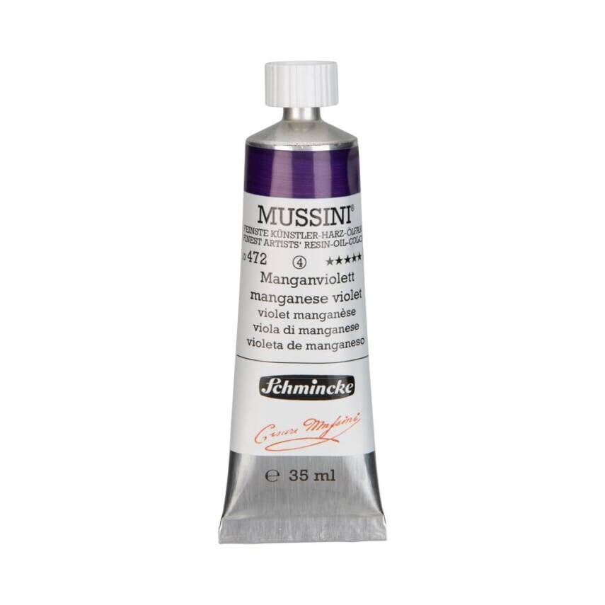 Schmincke Mussini Artist Yağlı Boya 35 ml 472 Manganese Violet Seri 4