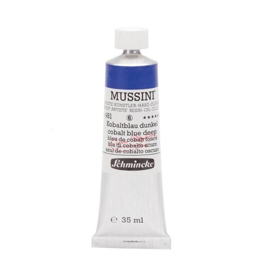 Schmincke Mussini Artist Yağlı Boya 35 ml 481 Cobalt Blue Deep Seri 6