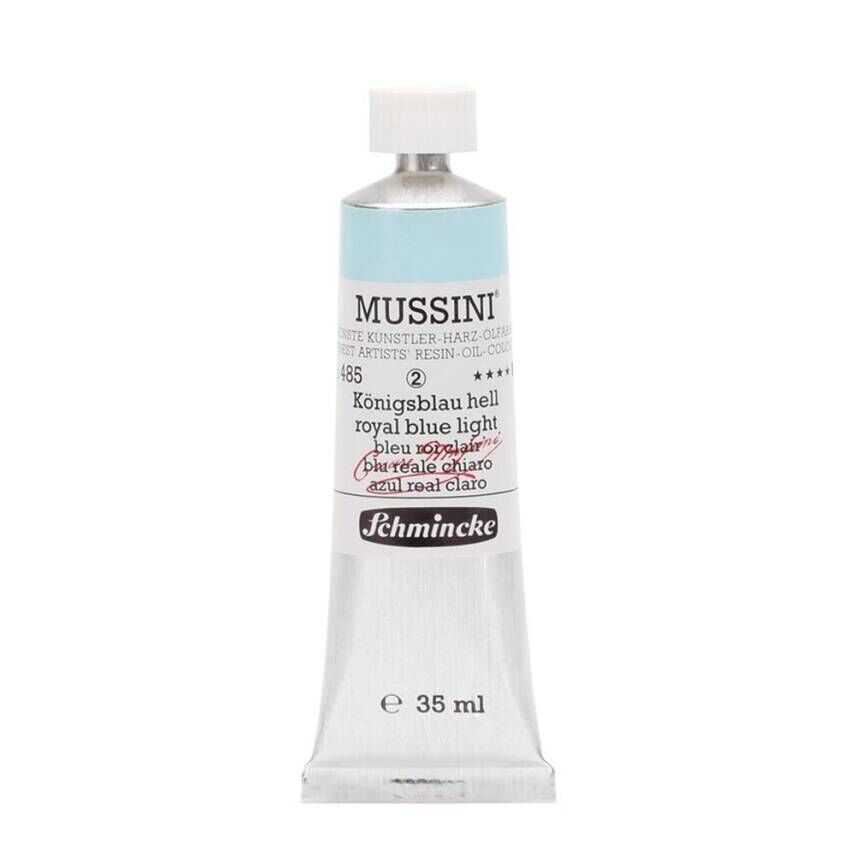 Schmincke Mussini Artist Yağlı Boya 35 ml 485 Royal Blue Light Seri 2